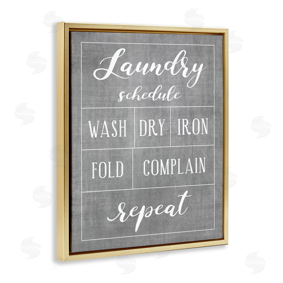 Natalie Carpentieri Laundry Schedule Humor Sign