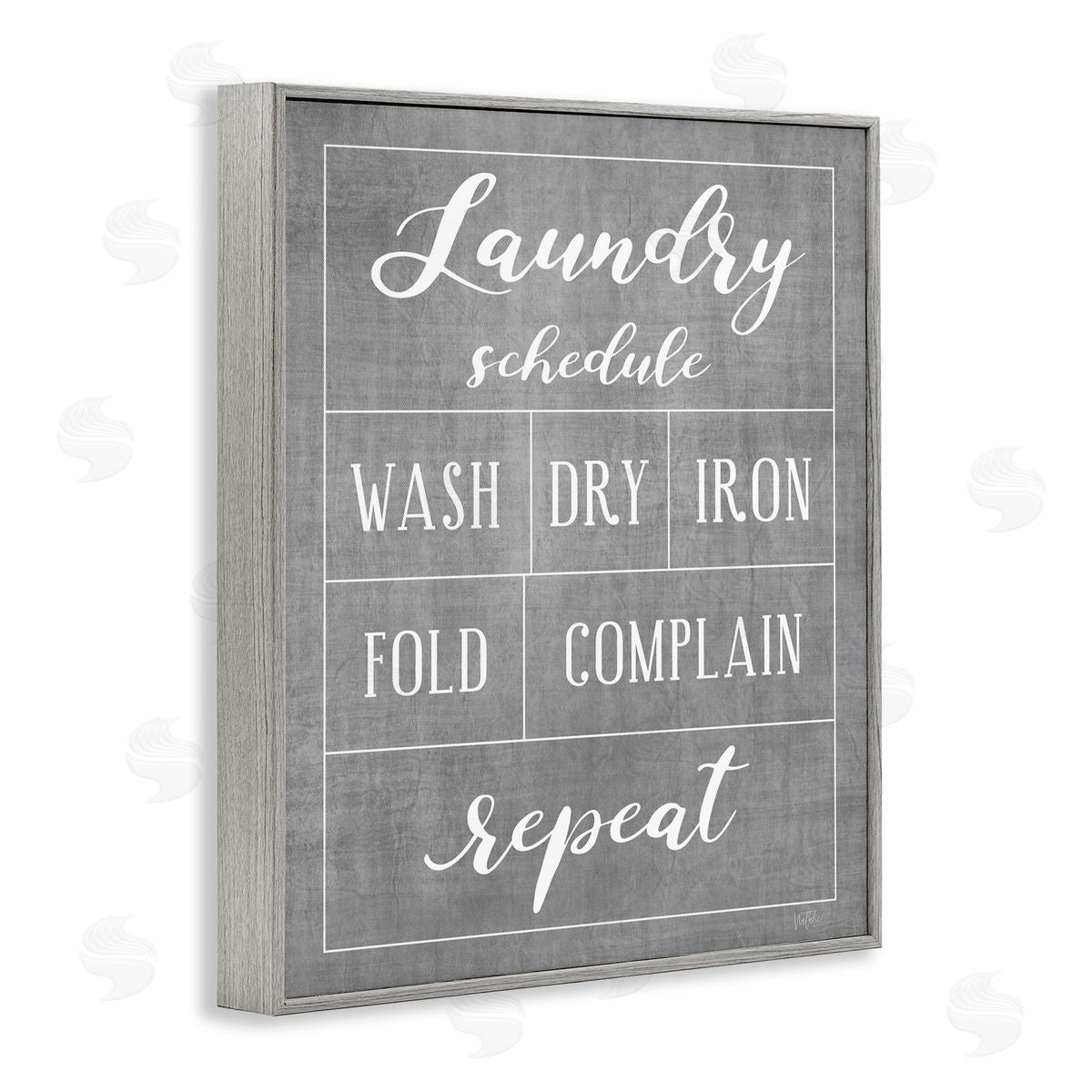 Natalie Carpentieri Laundry Schedule Humor Sign