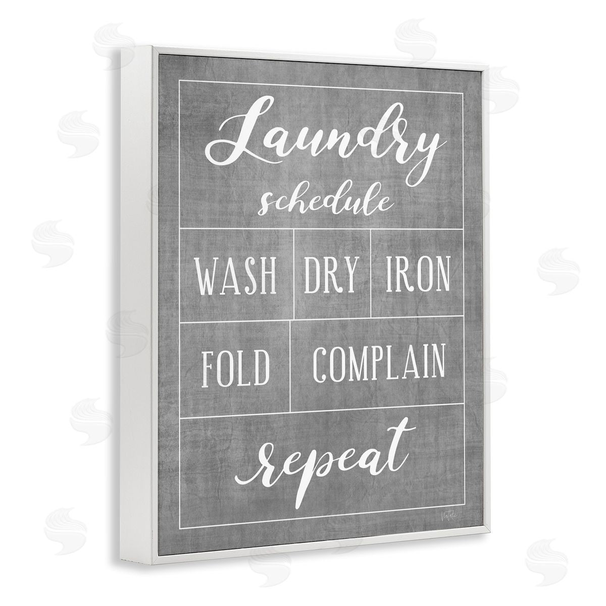 Natalie Carpentieri Laundry Schedule Humor Sign