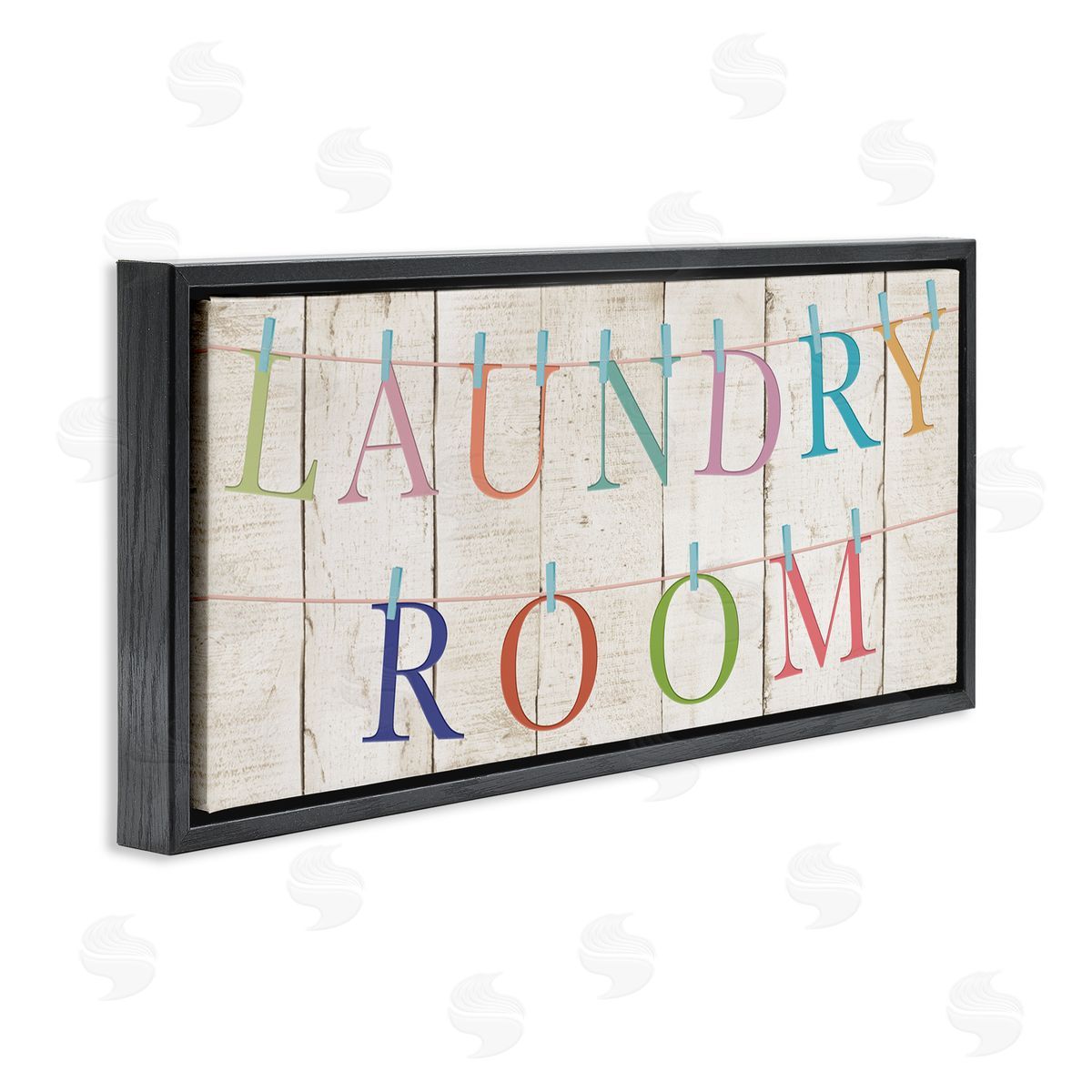 CAD Designs Laundry Room Clothespin Plank Pattern