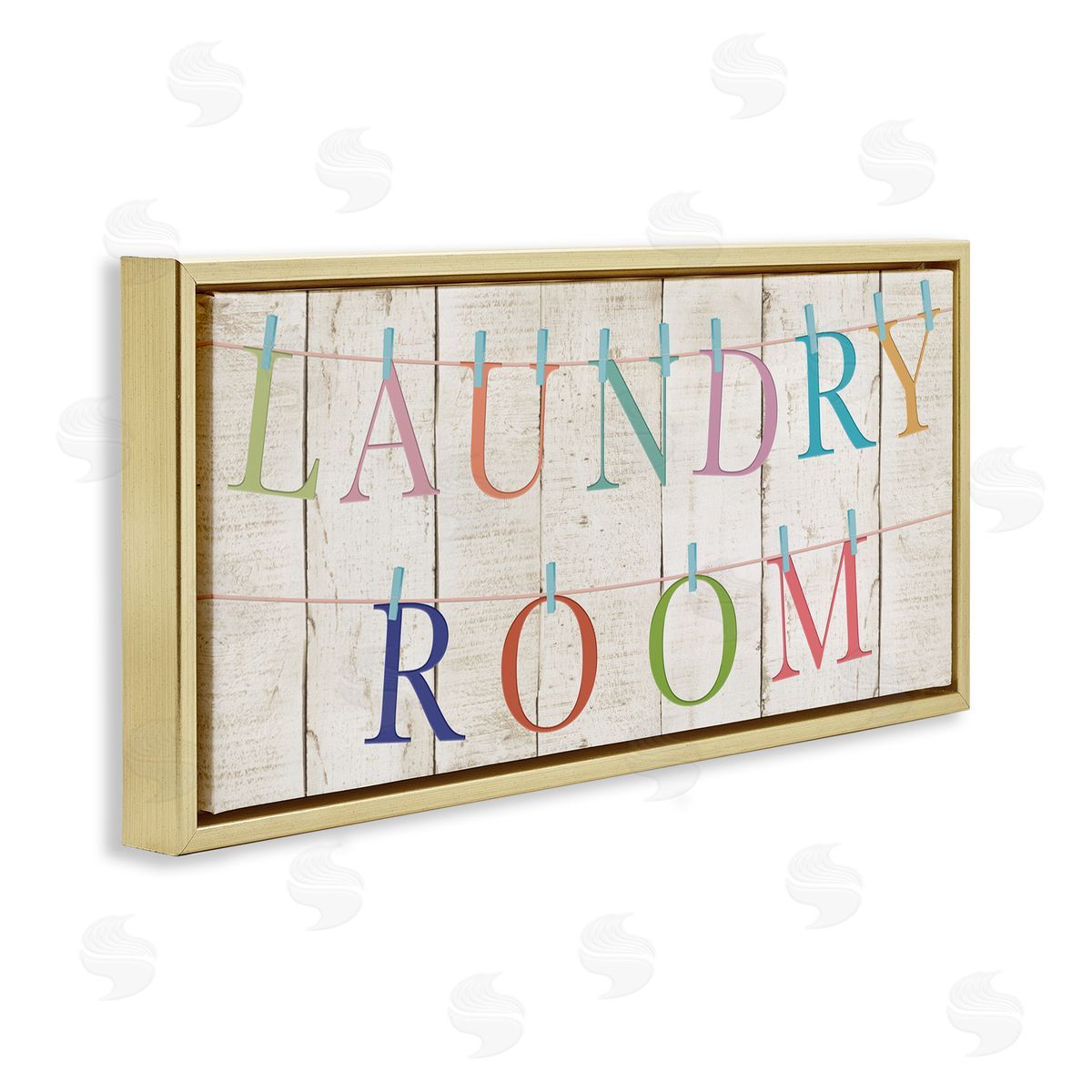 CAD Designs Laundry Room Clothespin Plank Pattern