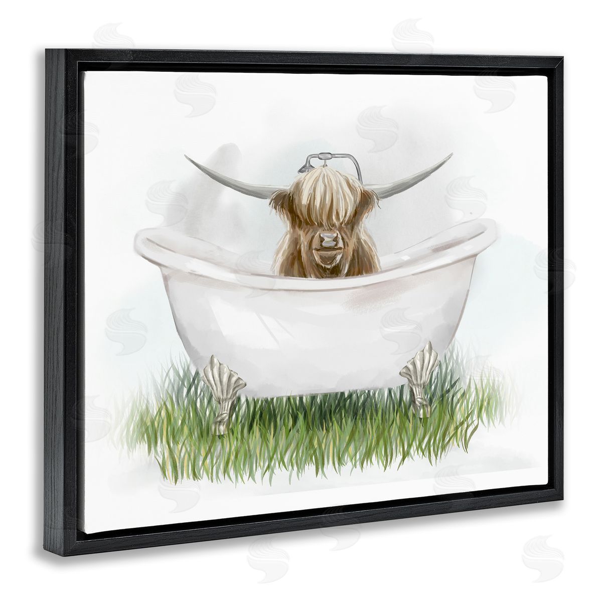 Ziwei Li Country Highland Cattle Bathtub
