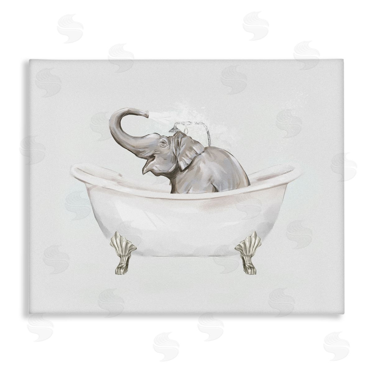 Ziwei Li Happy Elephant Splashing Bathtub