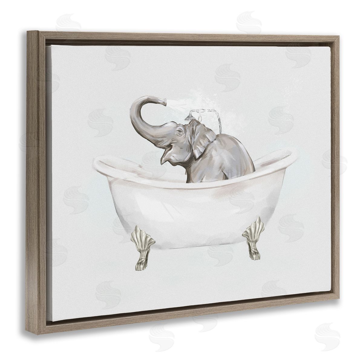 Ziwei Li Happy Elephant Splashing Bathtub