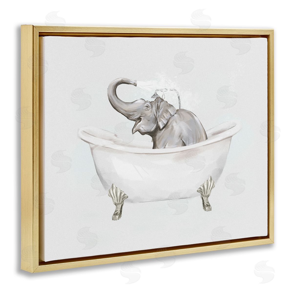 Ziwei Li Happy Elephant Splashing Bathtub