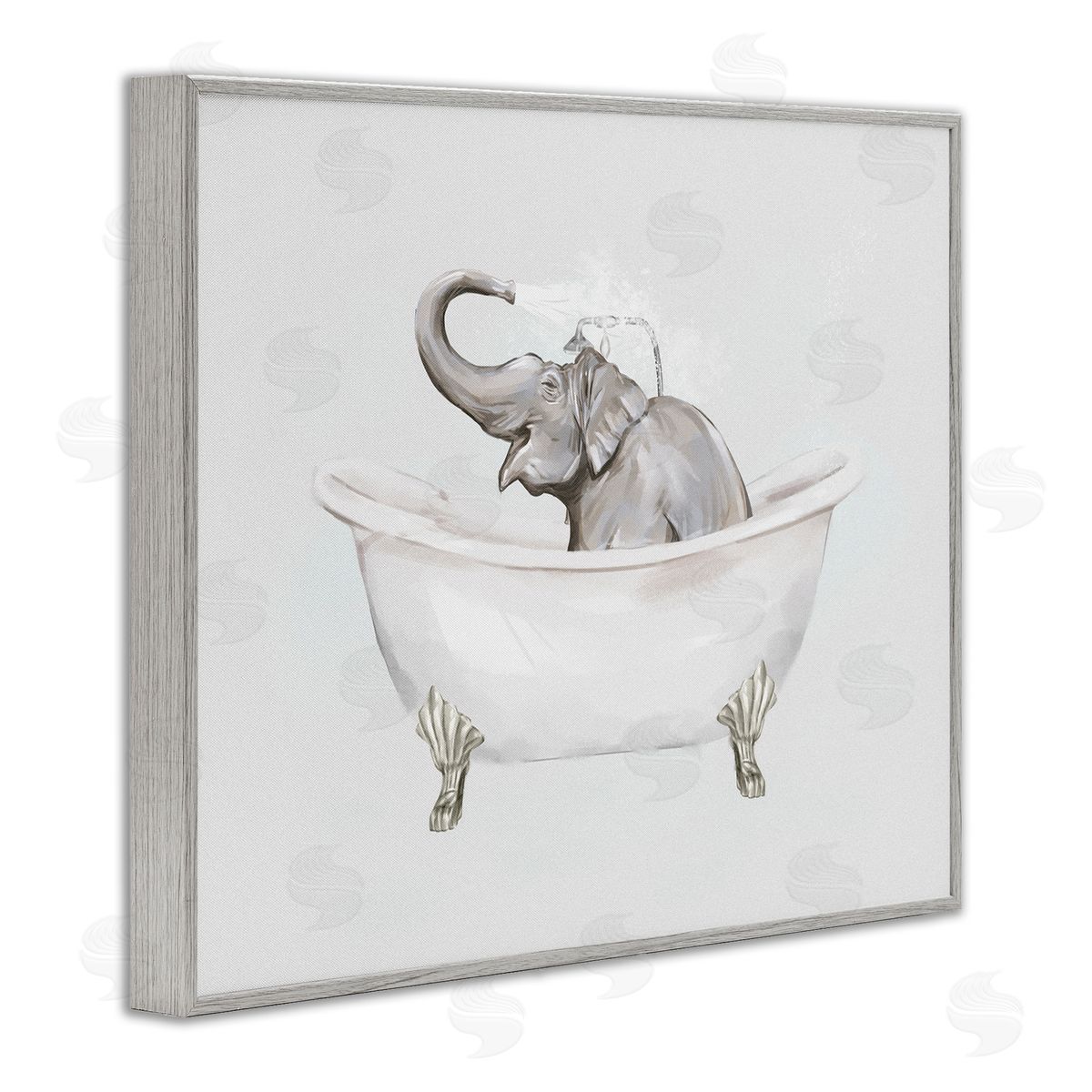Ziwei Li Happy Elephant Splashing Bathtub