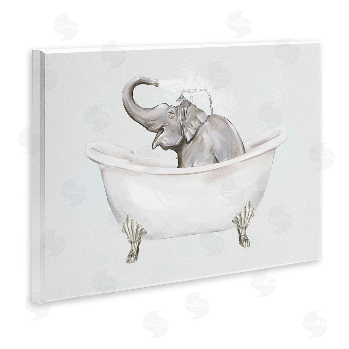Ziwei Li Happy Elephant Splashing Bathtub