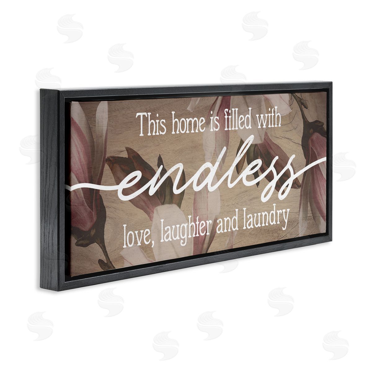 Stupell Studio Endless Love Laughter Laundry Phrase