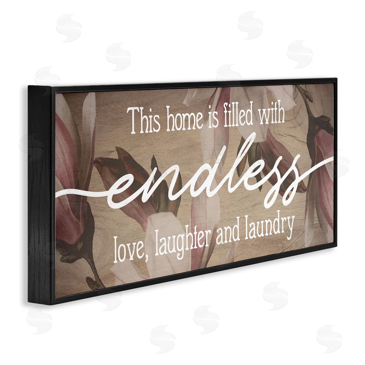 Stupell Studio Endless Love Laughter Laundry Phrase