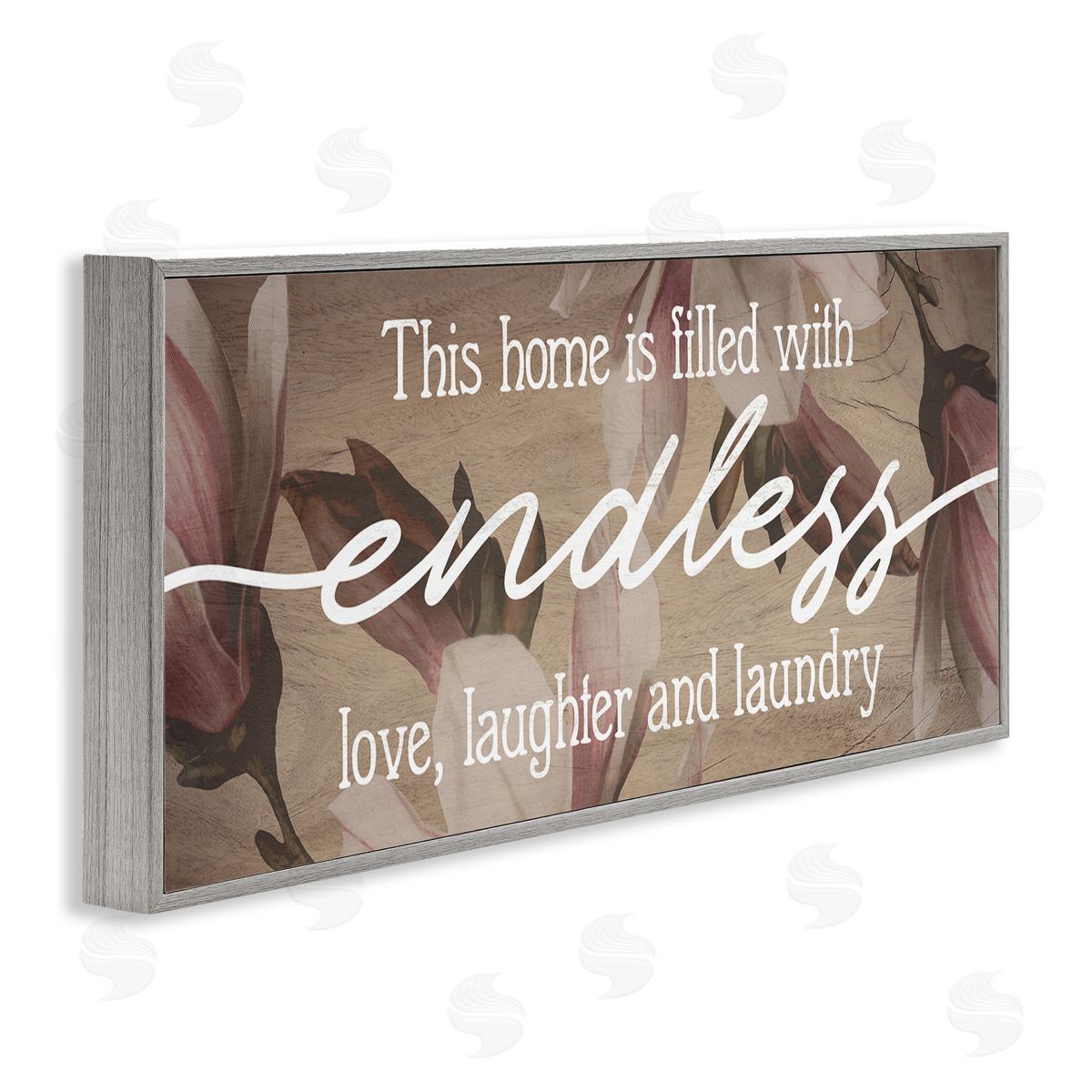 Stupell Studio Endless Love Laughter Laundry Phrase