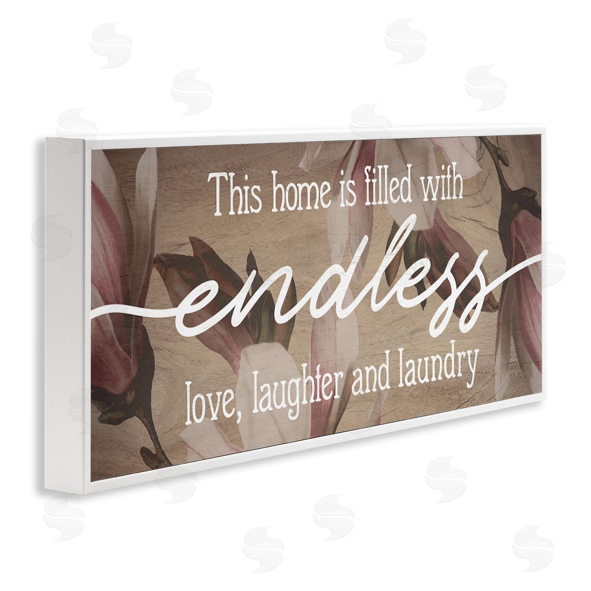 Stupell Studio Endless Love Laughter Laundry Phrase