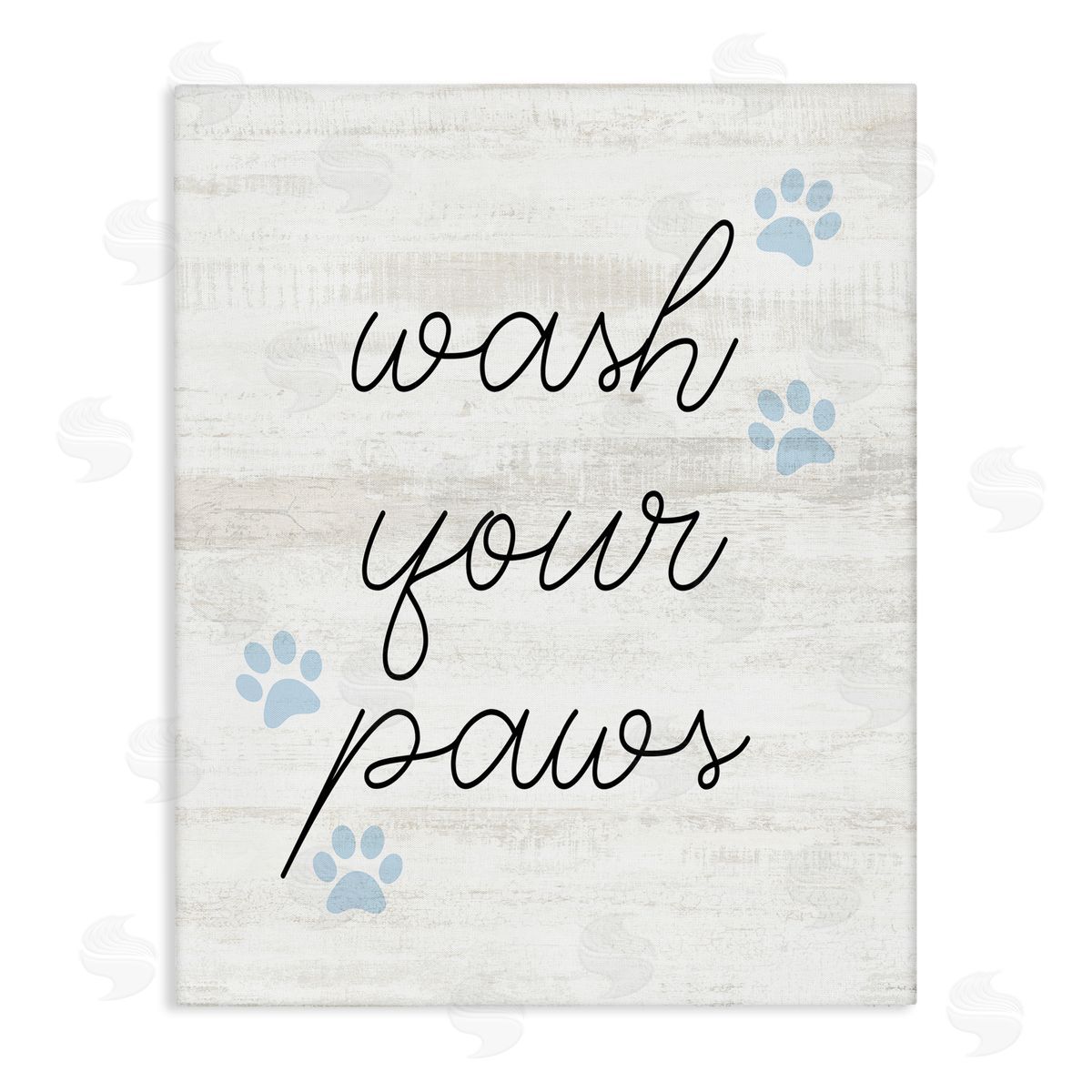 Stupell Studio Wash Your Paws Pet Shapes