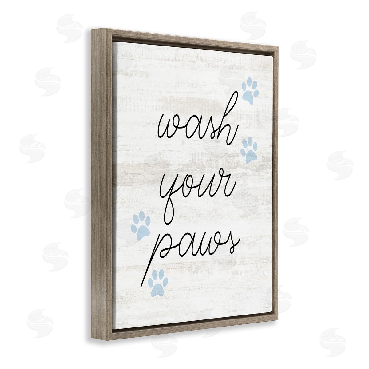 Stupell Studio Wash Your Paws Pet Shapes