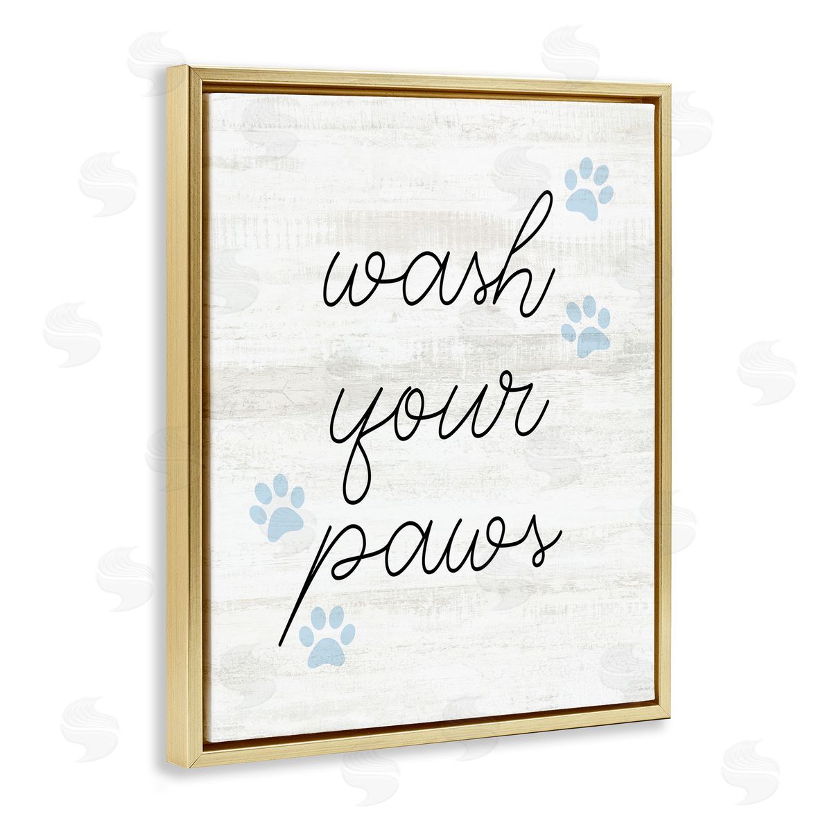 Stupell Studio Wash Your Paws Pet Shapes