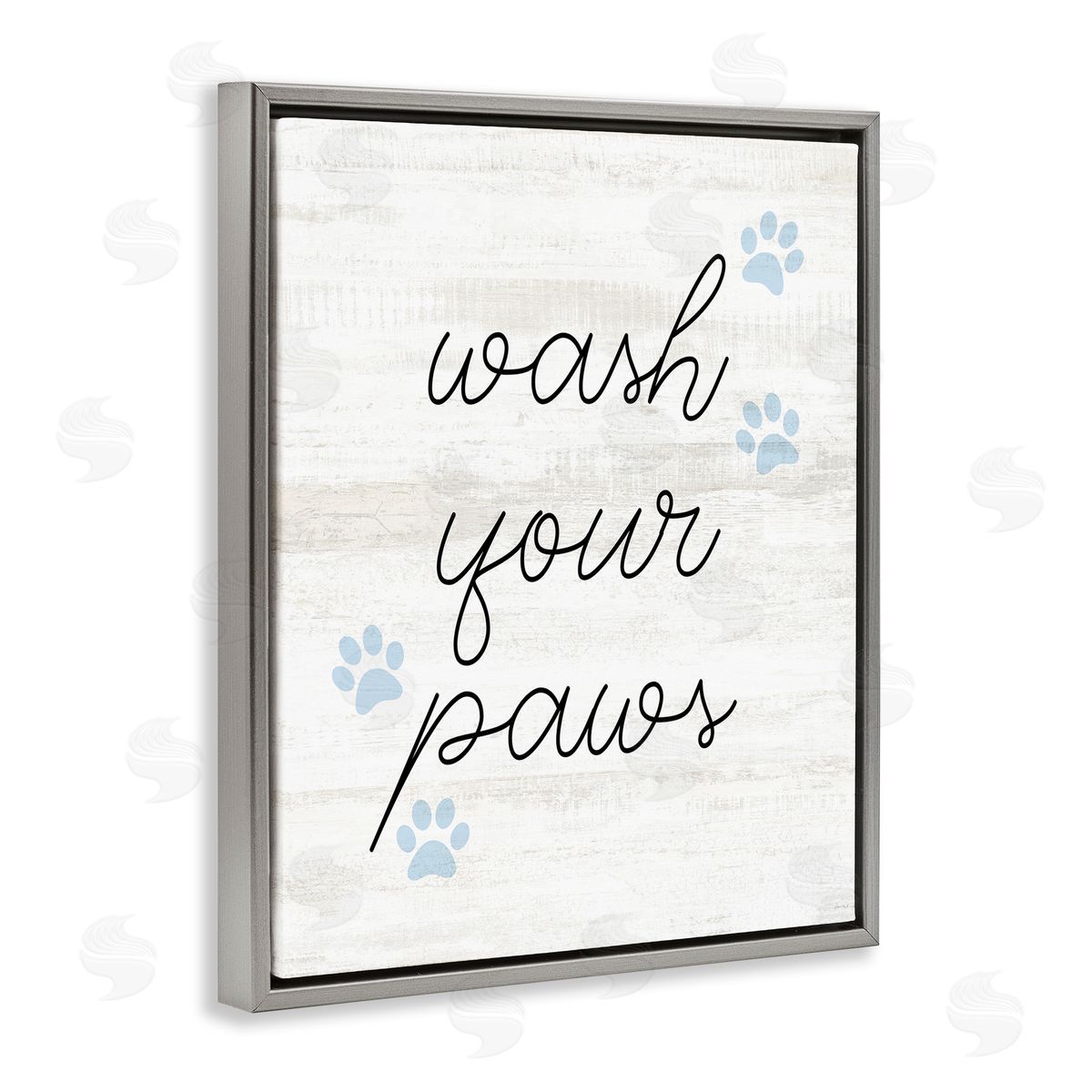 Stupell Studio Wash Your Paws Pet Shapes