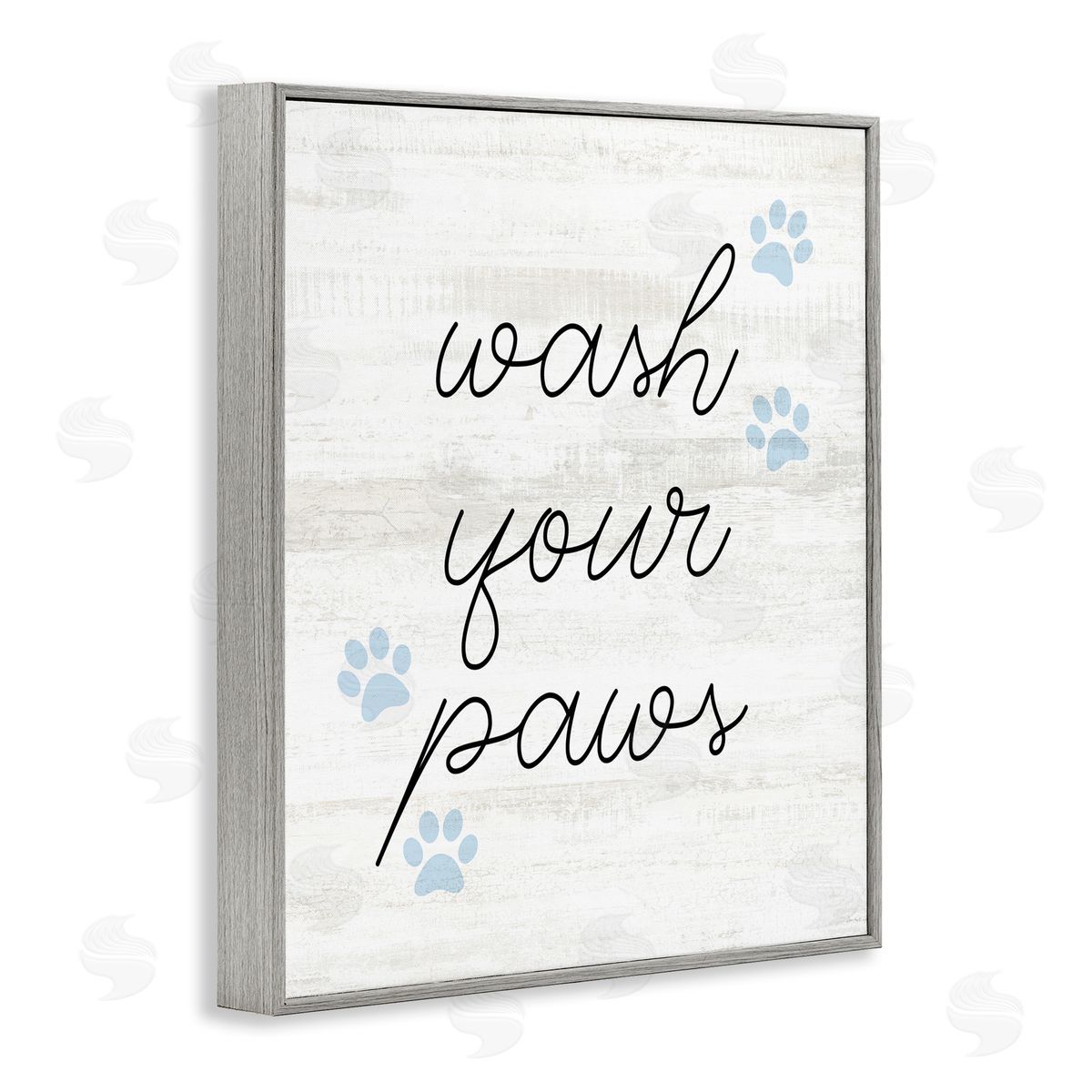 Stupell Studio Wash Your Paws Pet Shapes