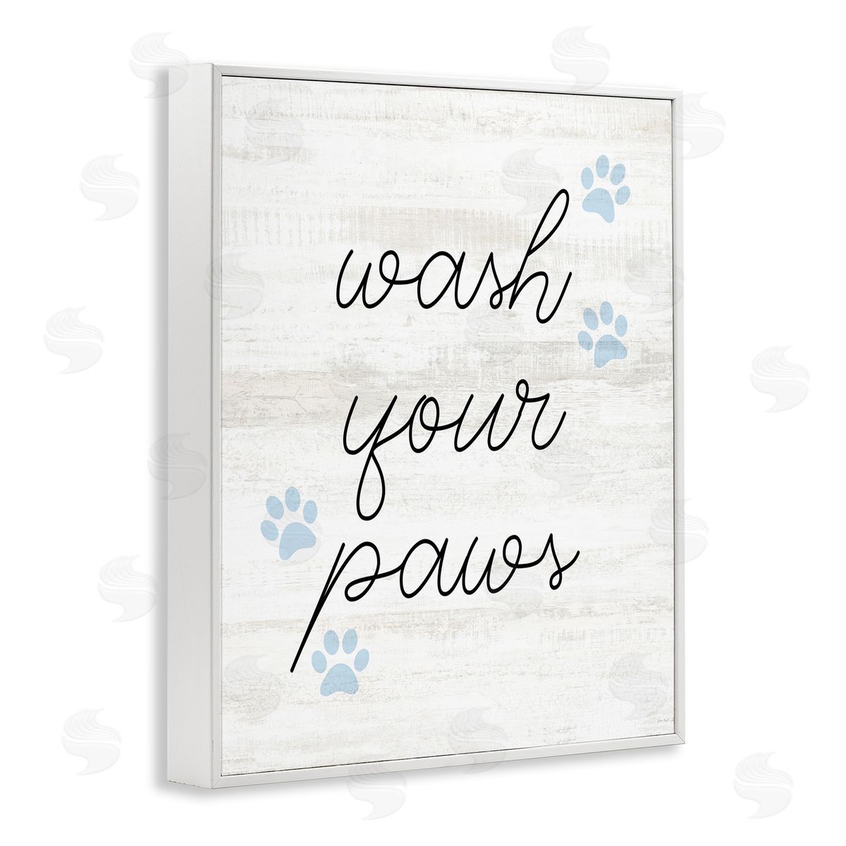 Stupell Studio Wash Your Paws Pet Shapes
