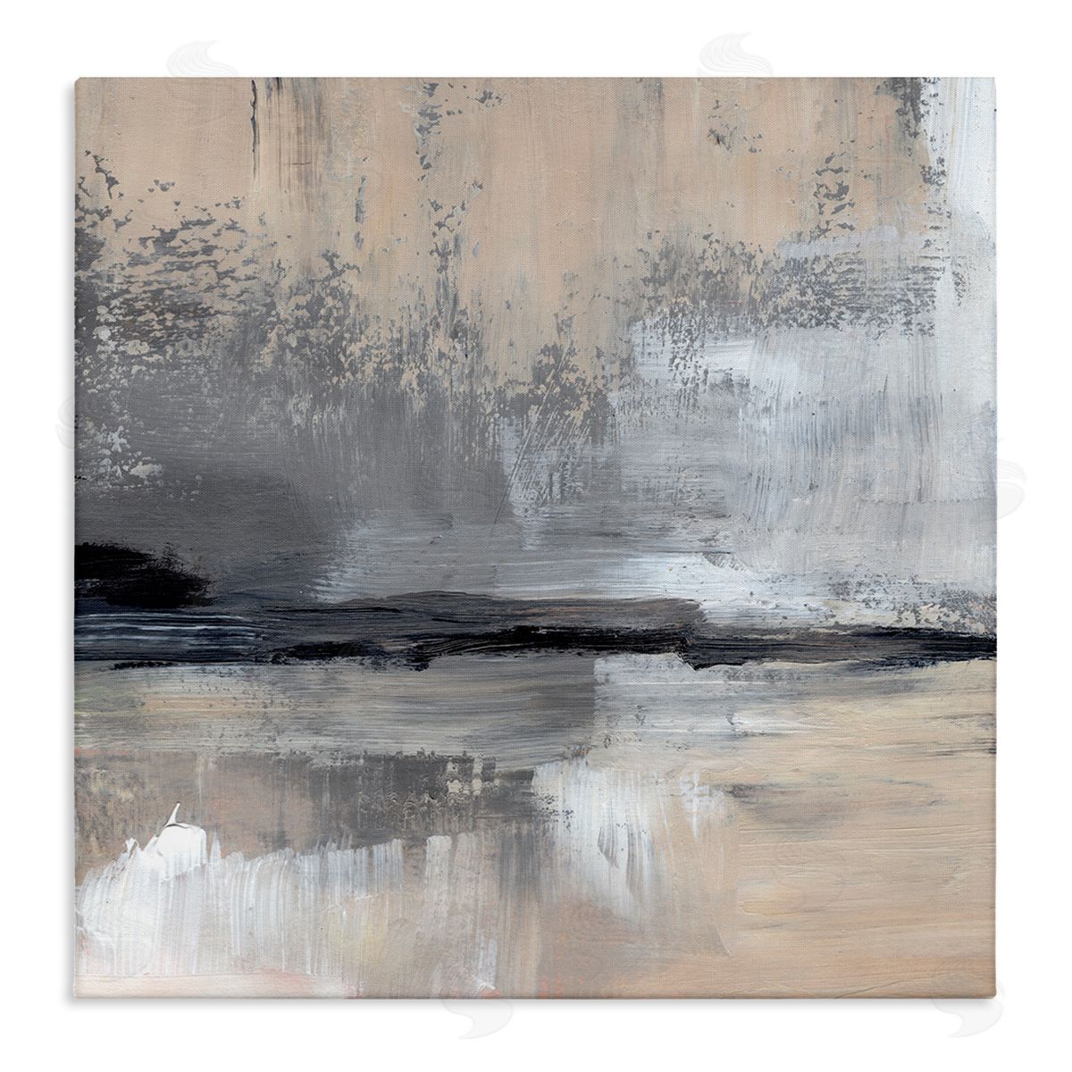 Jennifer Paxton Parker Abstract Landscape Reflection Stretched Canvas Wall Art Print