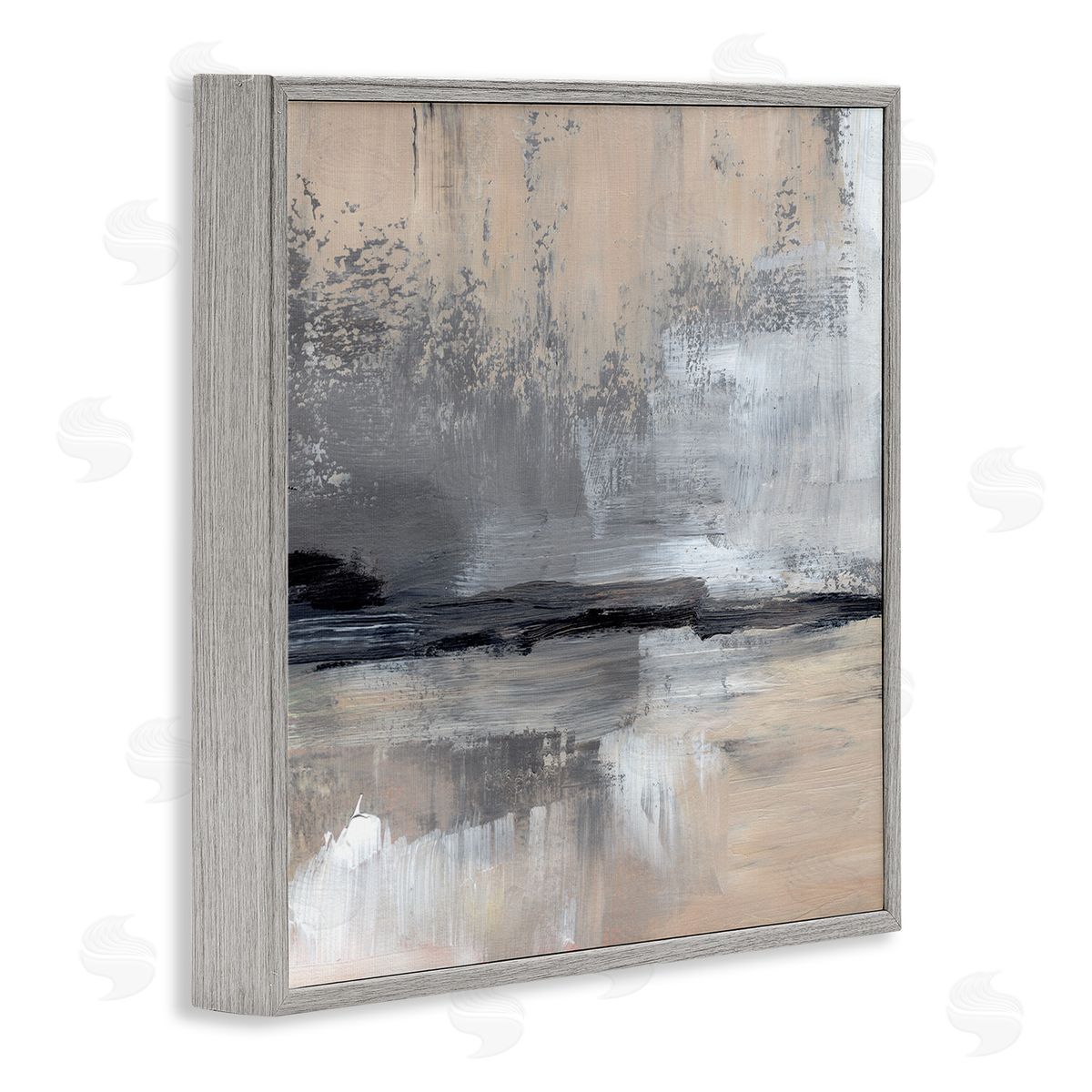 Jennifer Paxton Parker Abstract Landscape Reflection Gray Framed Glicee Wall Art Print