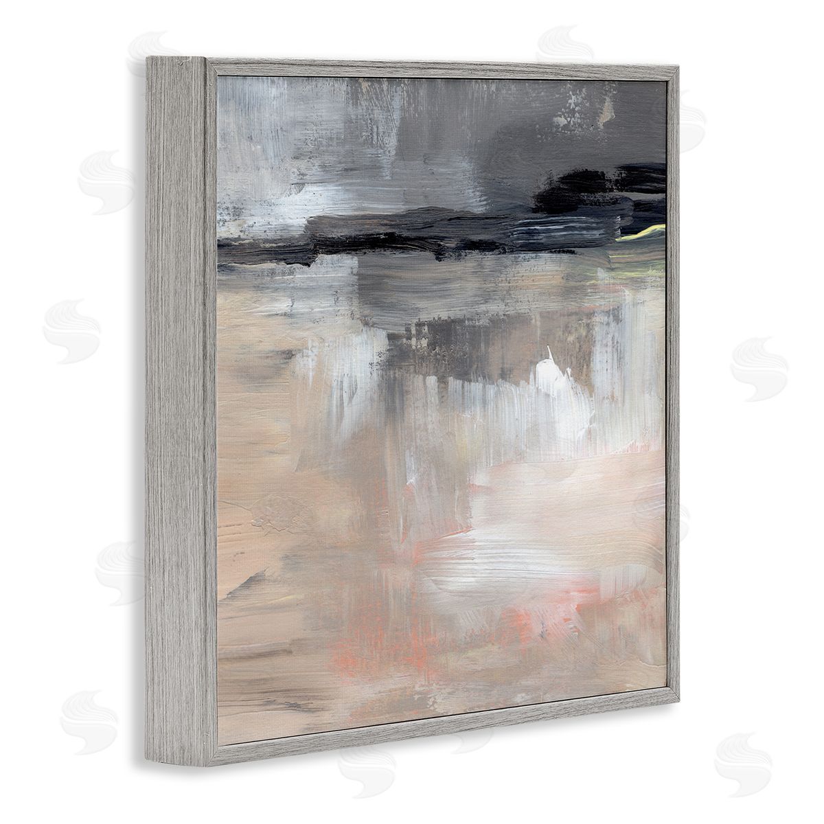 Jennifer Paxton Parker Modern Lake Reflection Scenery Gray Framed Glicee Wall Art Print