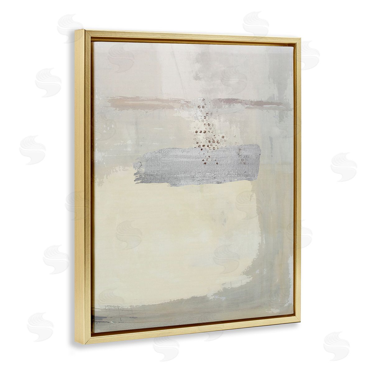 Karen Smith Beige Modern Abstract Arrangement