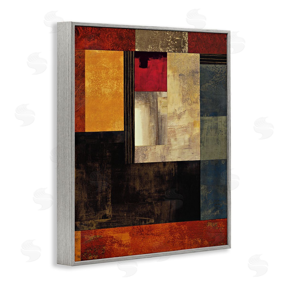 Chris Donovan Rich Red Geometric Squares