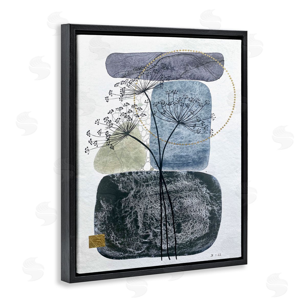 Jocelyn Benford Modern Layered Botanical Pebbles