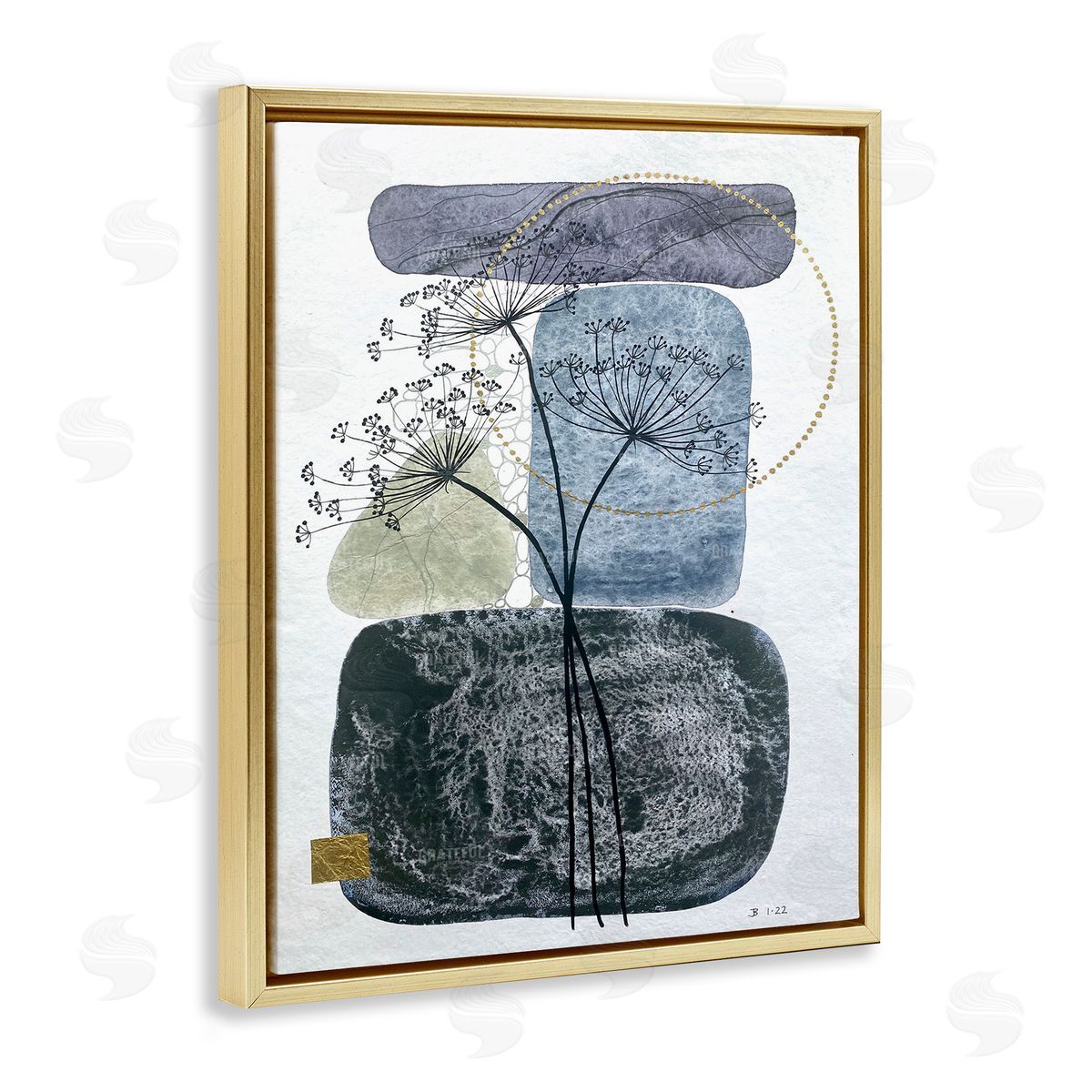 Jocelyn Benford Modern Layered Botanical Pebbles