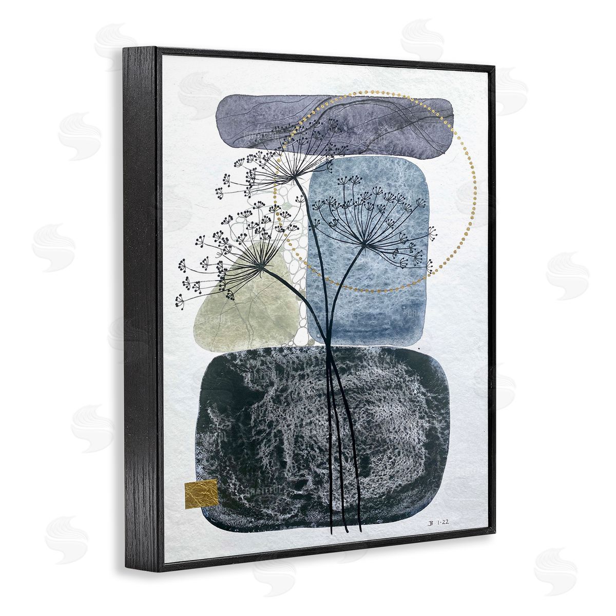 Jocelyn Benford Modern Layered Botanical Pebbles