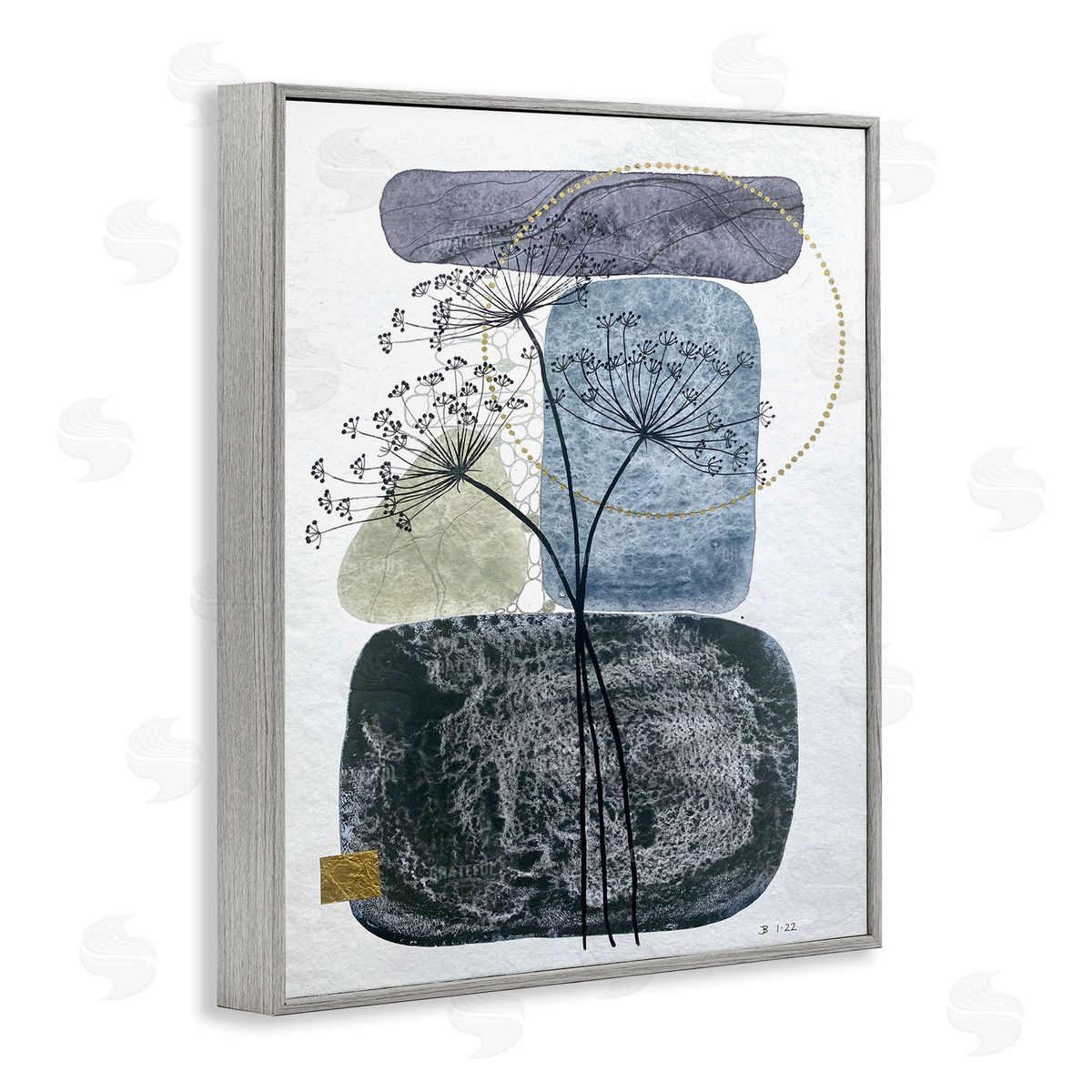 Jocelyn Benford Modern Layered Botanical Pebbles