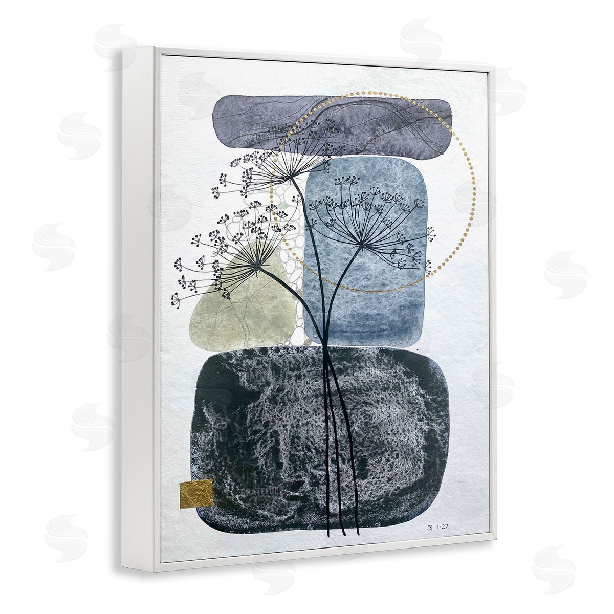 Jocelyn Benford Modern Layered Botanical Pebbles