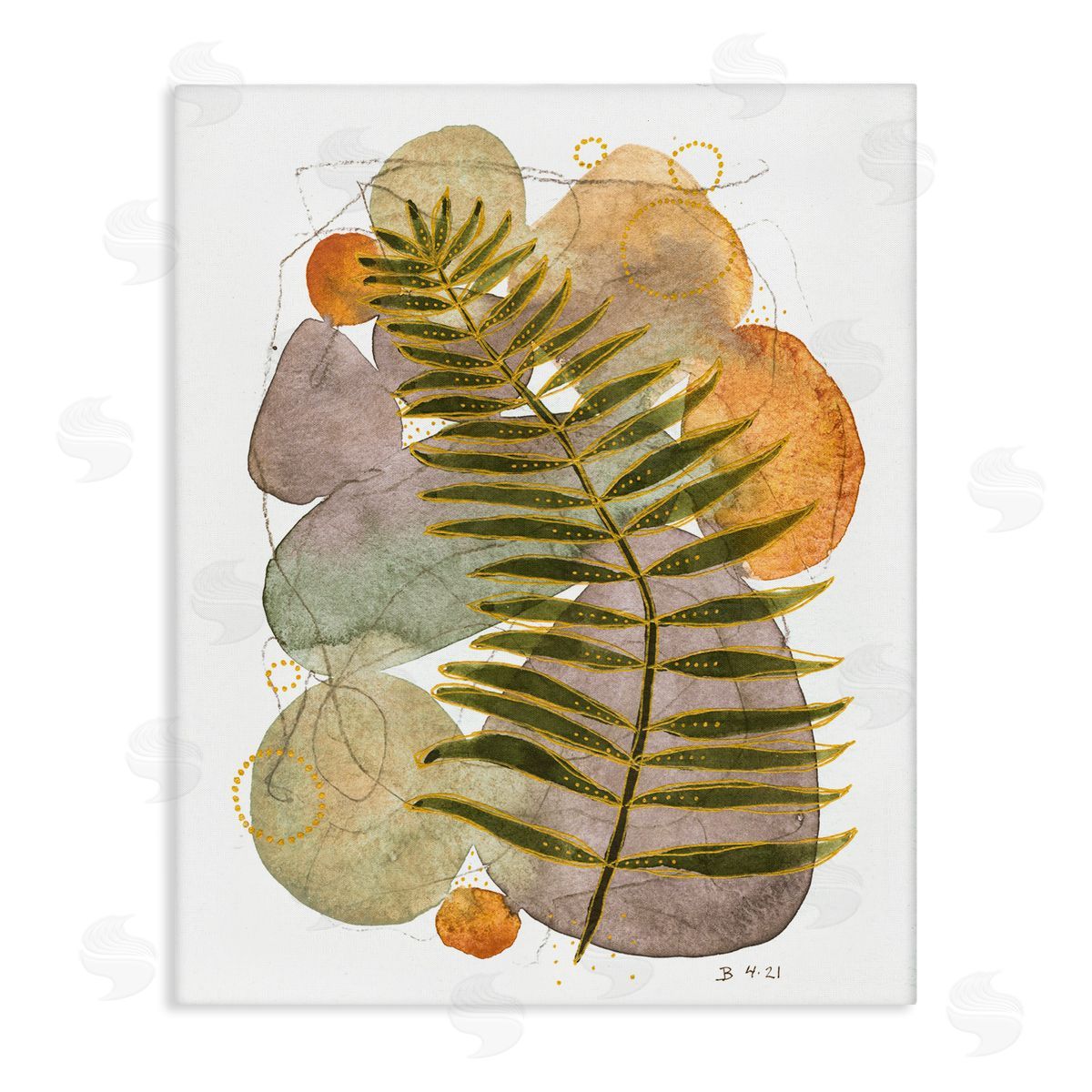 Jocelyn Benford Layered Fern Leaf Nature