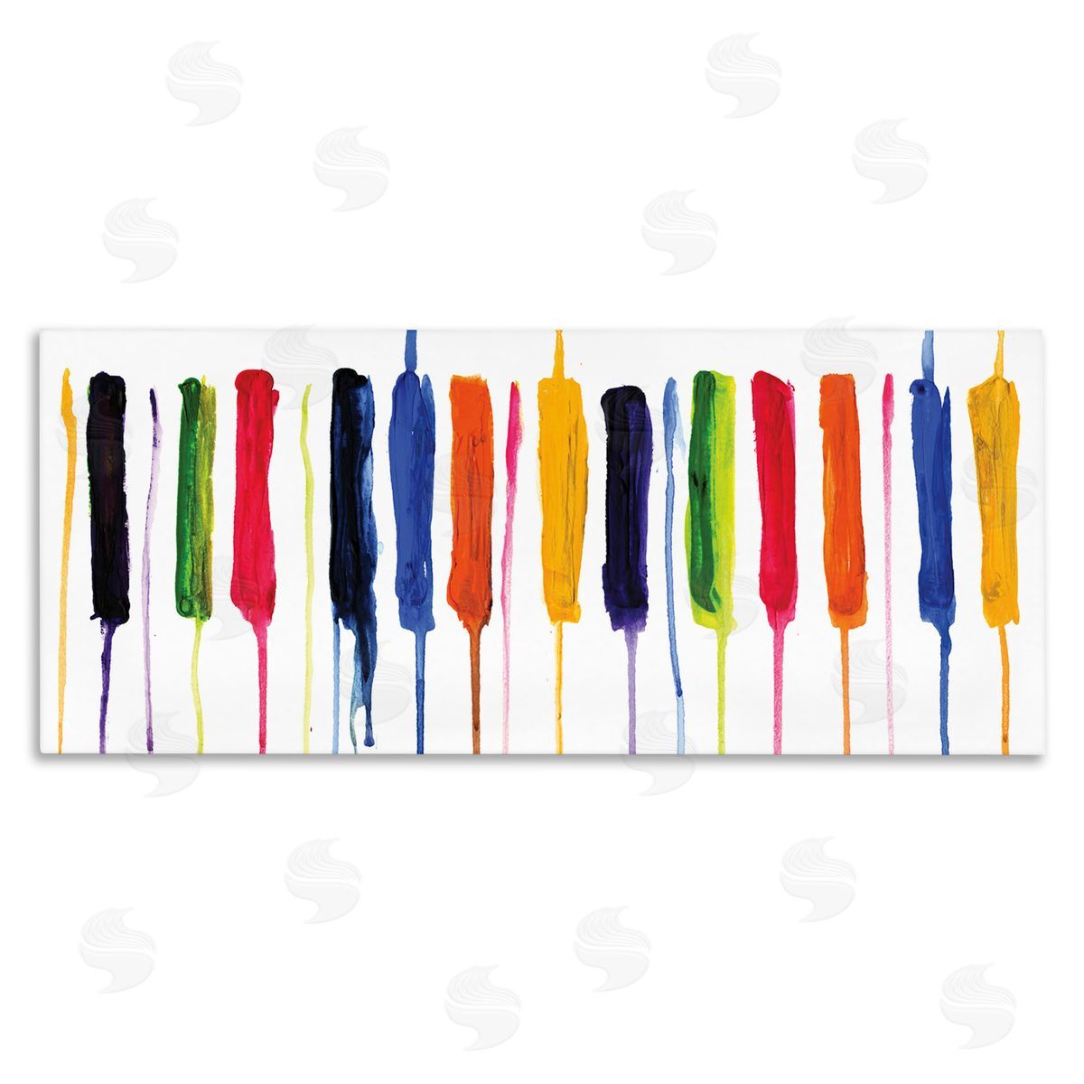 Kamdon Kreations Contemporary Rainbow Streaks