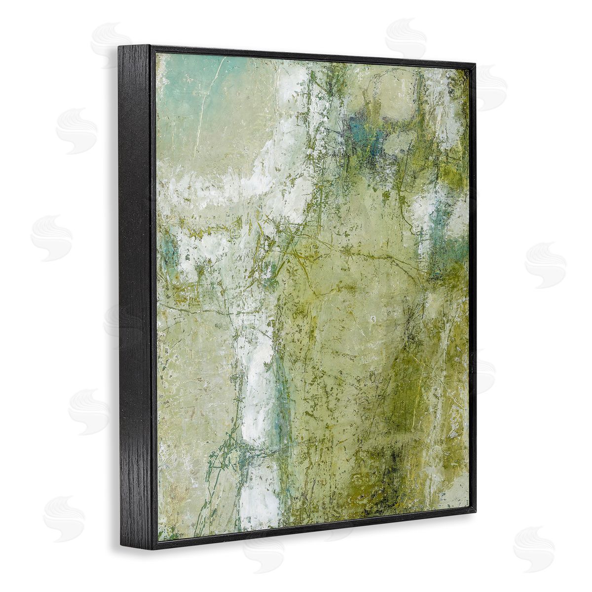 Carole Leslie Jagged Abstract Composition