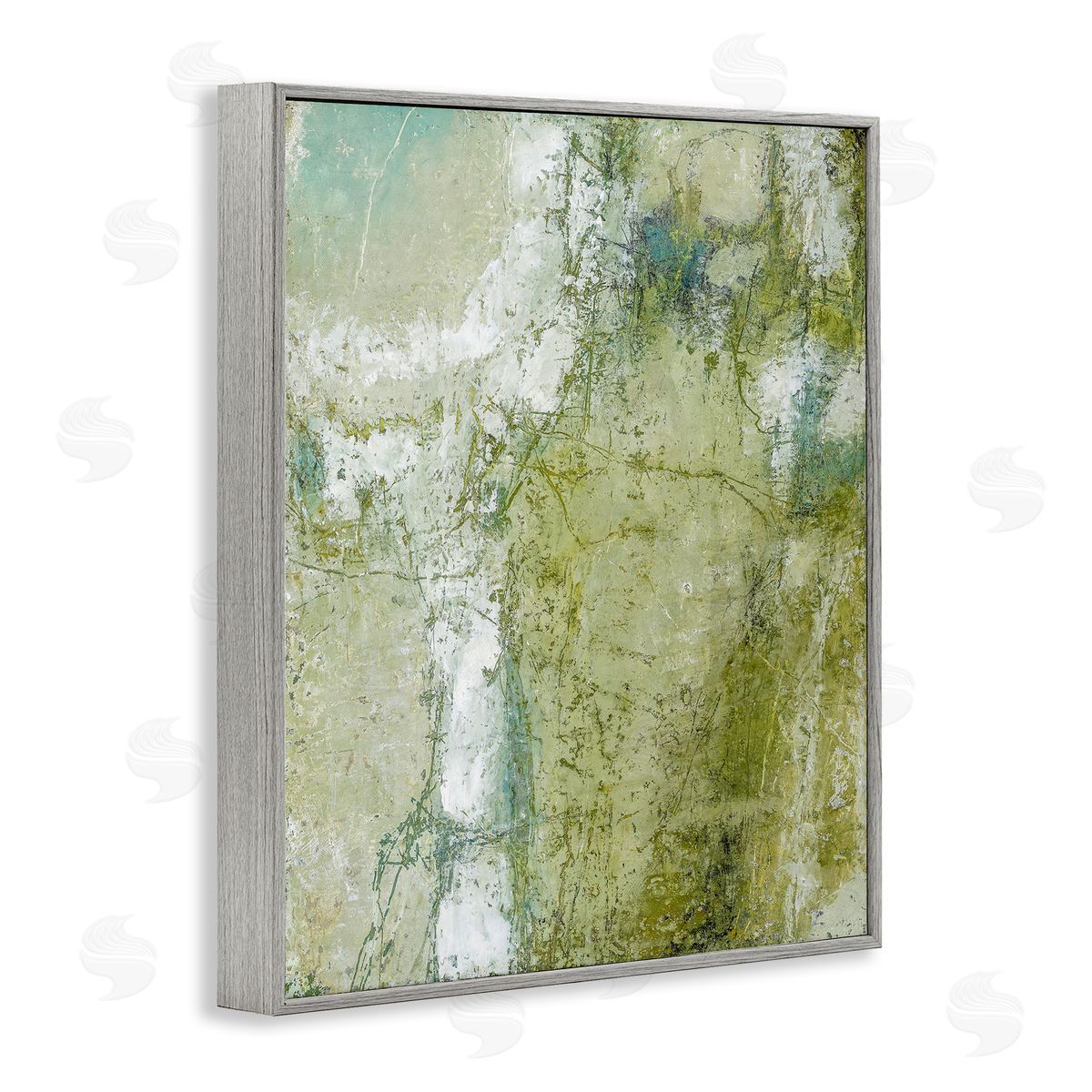 Carole Leslie Jagged Abstract Composition