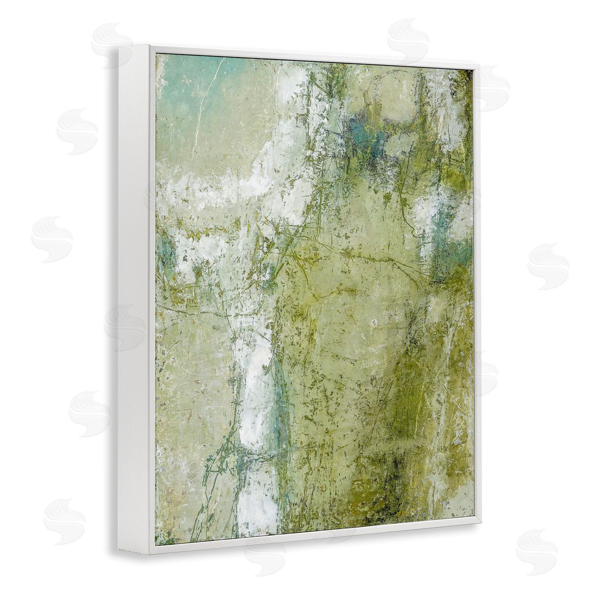 Carole Leslie Jagged Abstract Composition