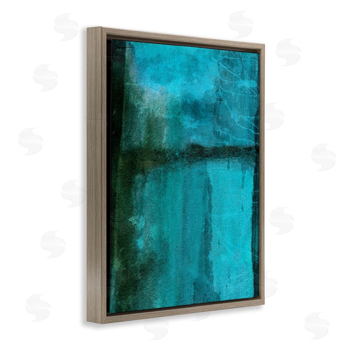 Michelle Oppenheimer Abstract Blue Lake Landscape