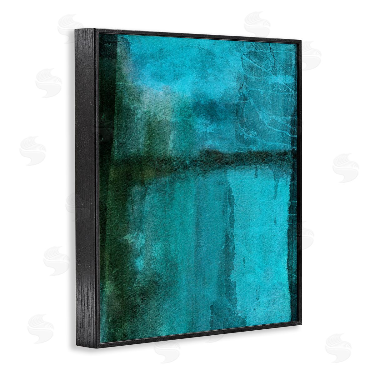 Michelle Oppenheimer Abstract Blue Lake Landscape