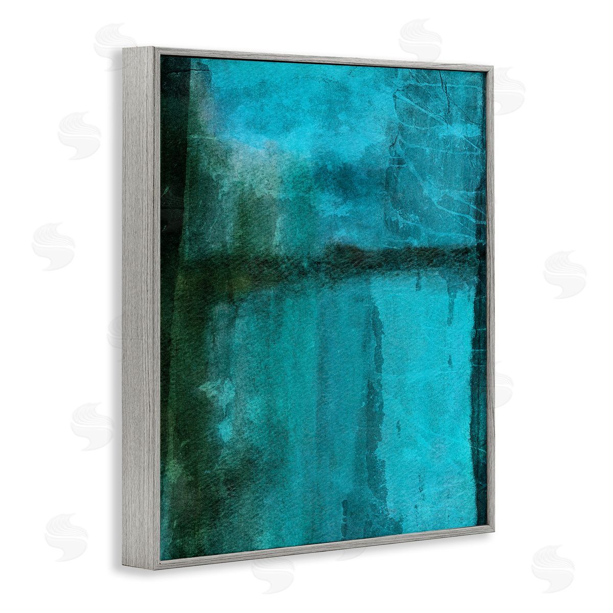 Michelle Oppenheimer Abstract Blue Lake Landscape