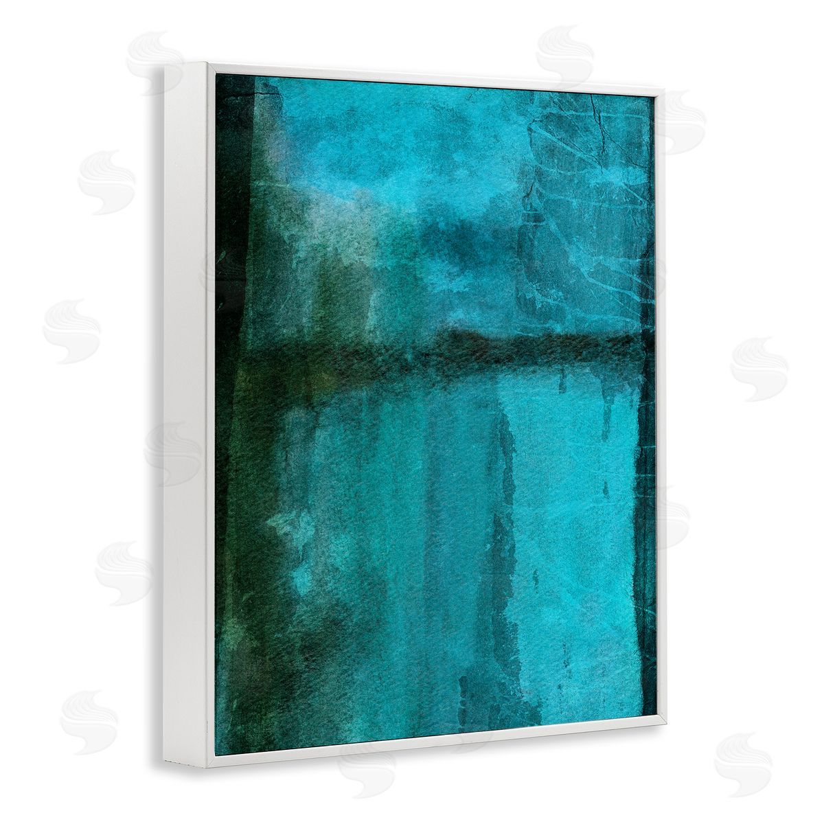 Michelle Oppenheimer Abstract Blue Lake Landscape