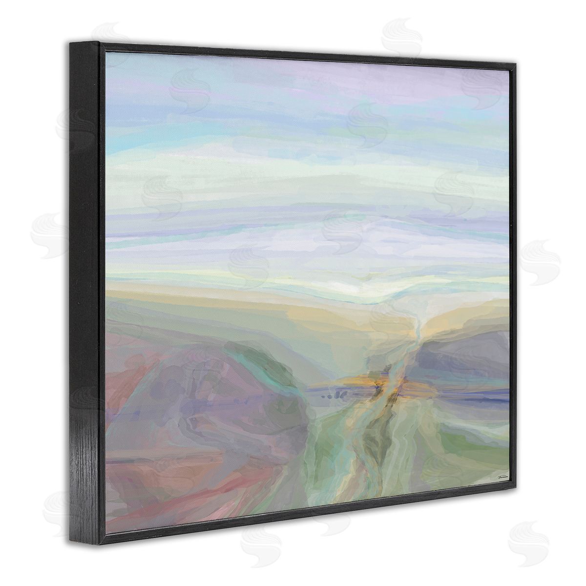 Michael Tienhaara Abstract Pastel Canyon Landscape
