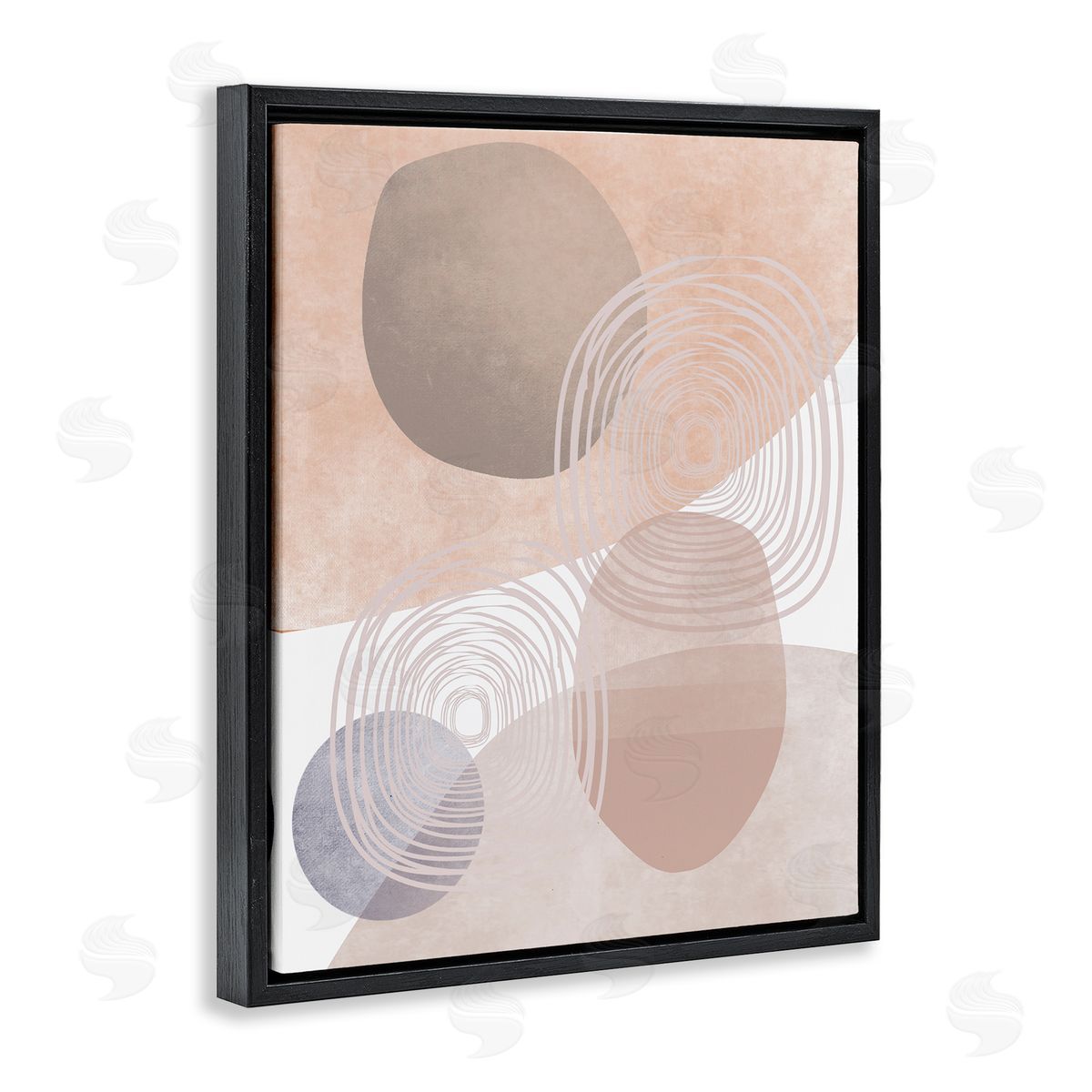 Stupell Studio Spiraled Pastel Round Shapes