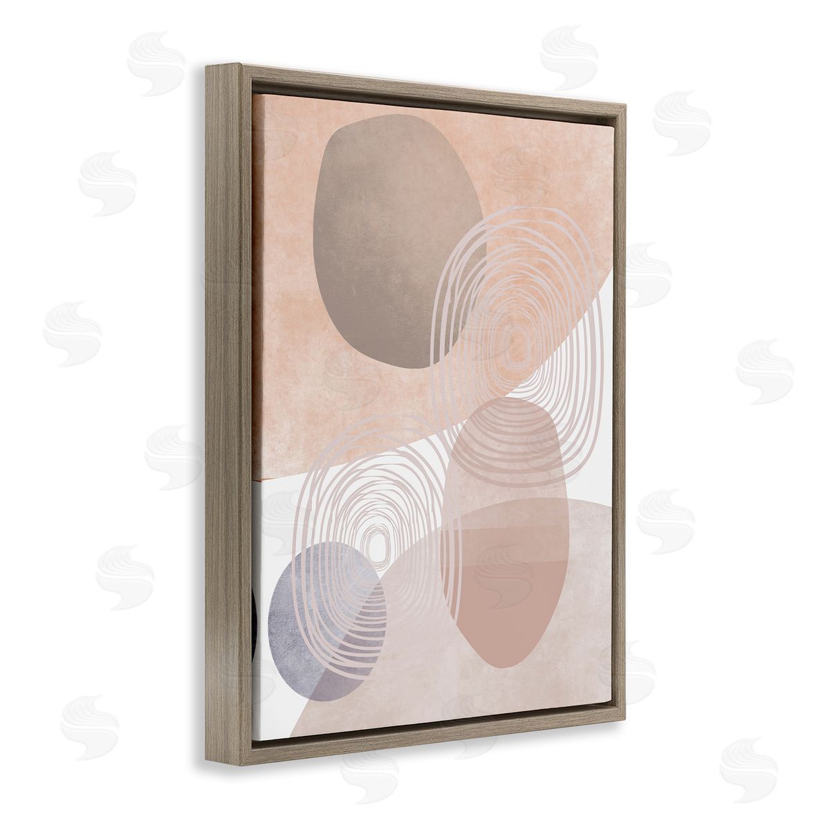Stupell Studio Spiraled Pastel Round Shapes