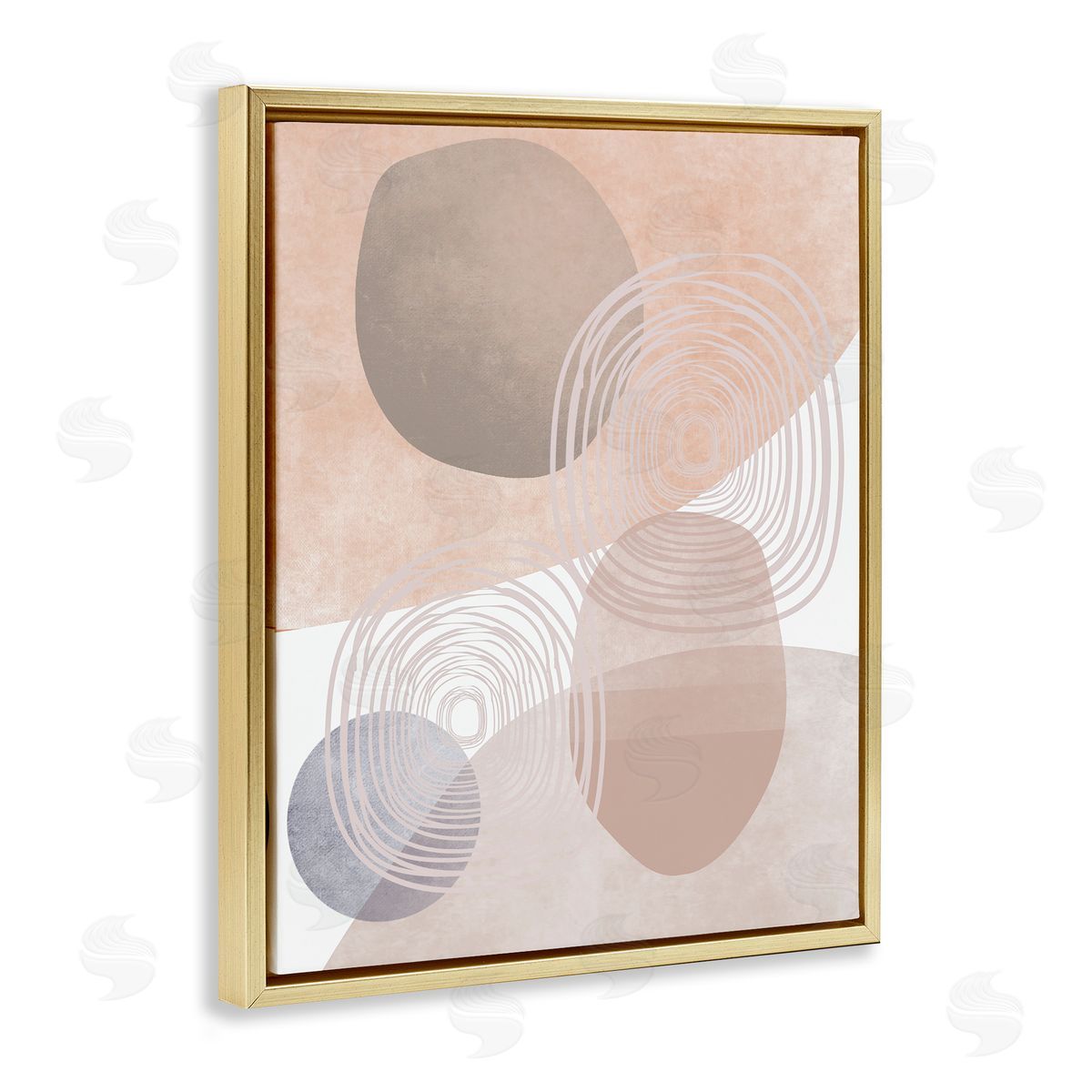 Stupell Studio Spiraled Pastel Round Shapes