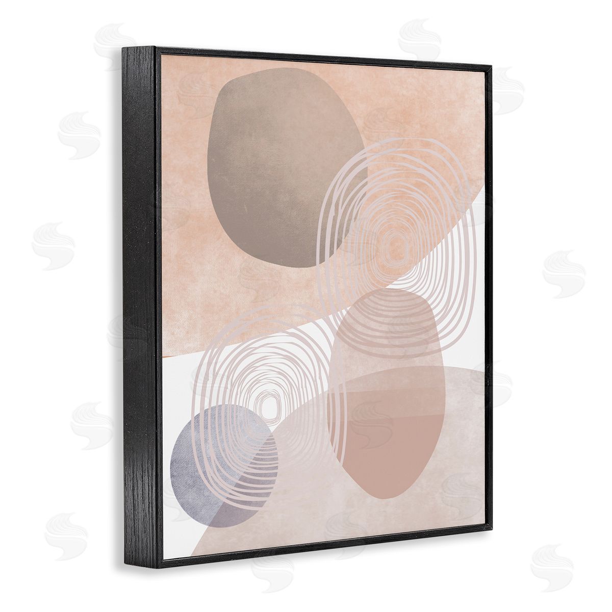 Stupell Studio Spiraled Pastel Round Shapes
