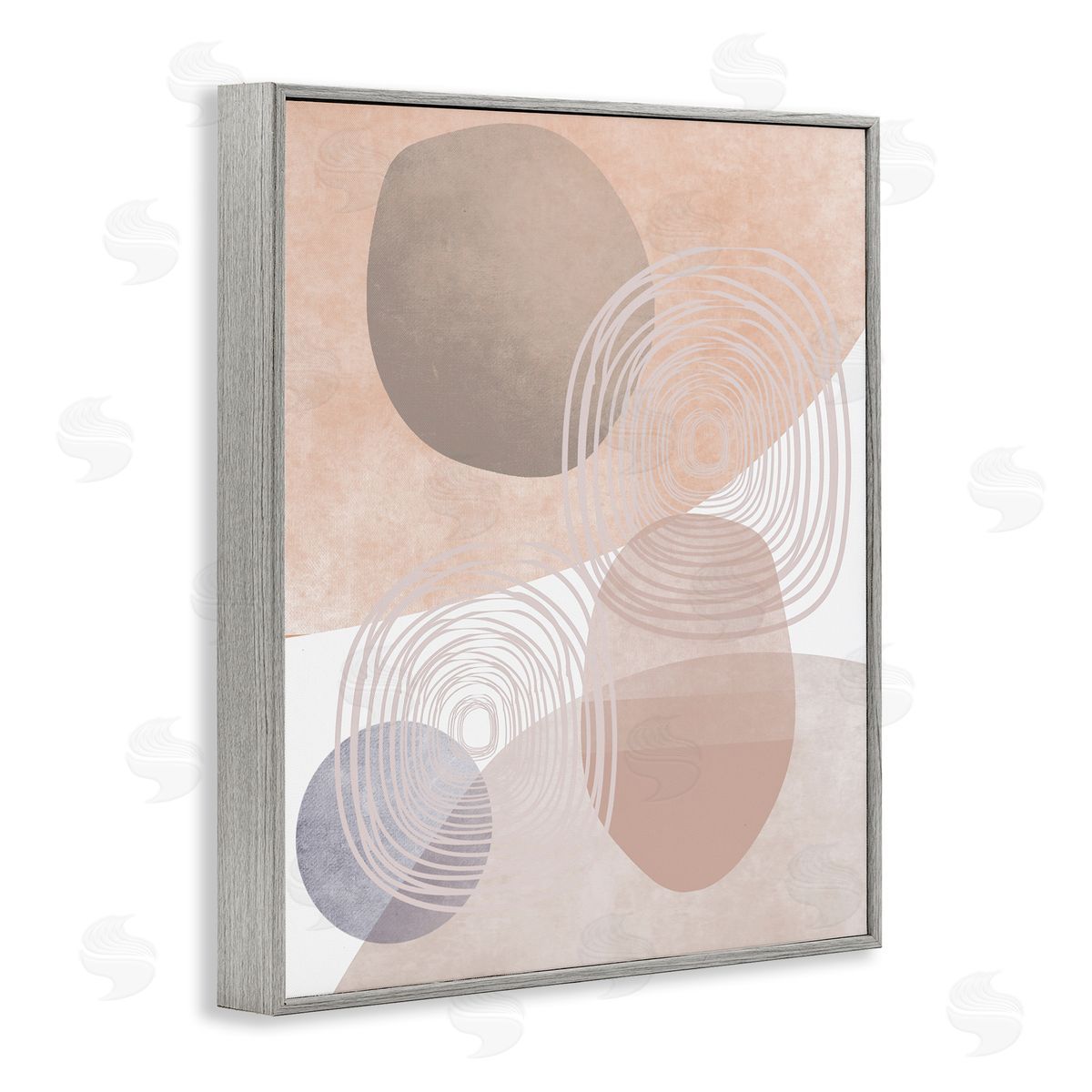 Stupell Studio Spiraled Pastel Round Shapes