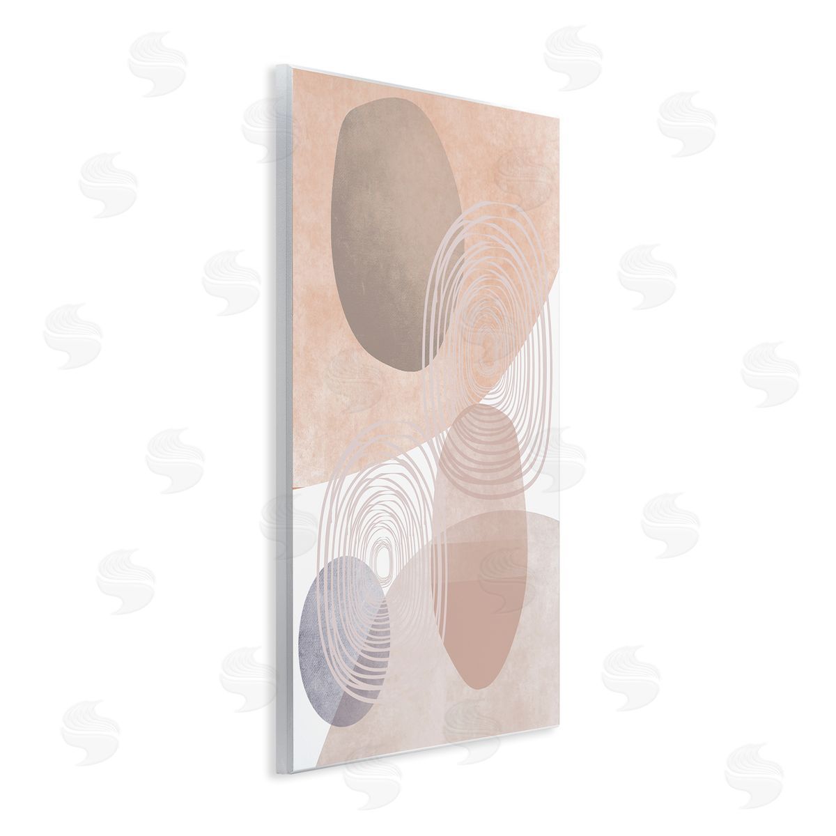Stupell Studio Spiraled Pastel Round Shapes
