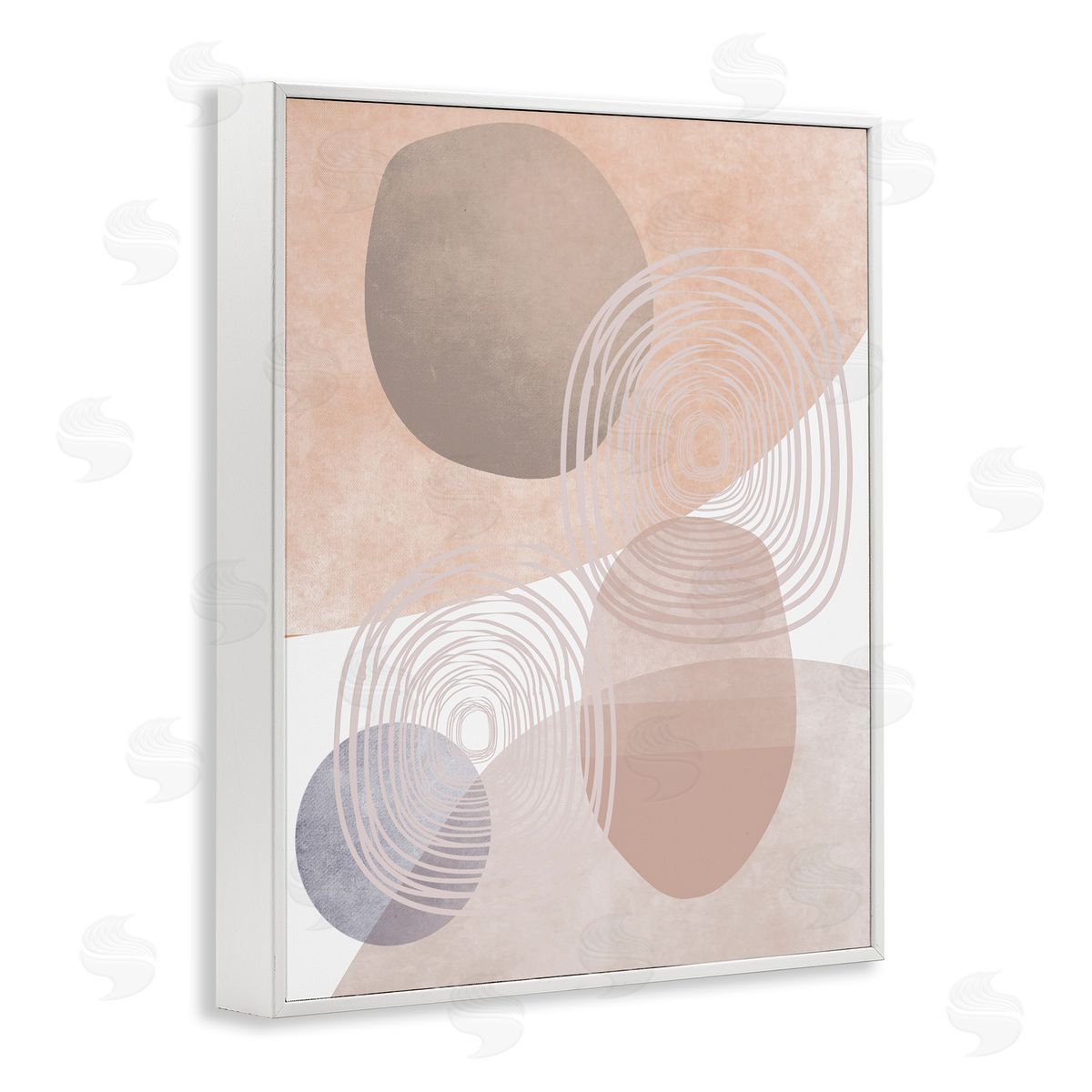 Stupell Studio Spiraled Pastel Round Shapes