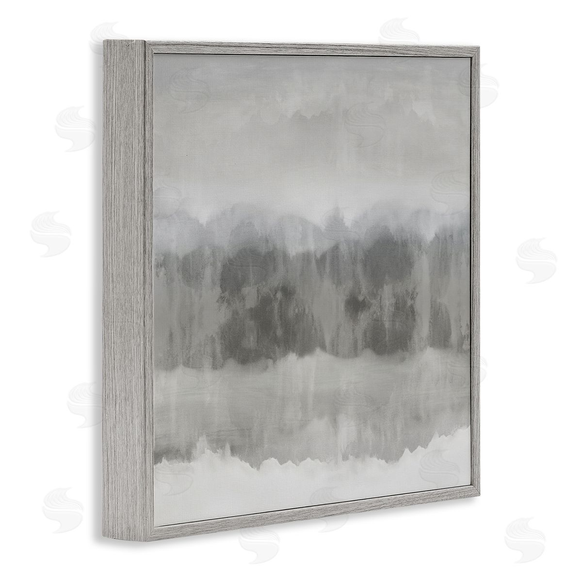 Rachel Springer Grey Abstract Nature Fog Gray Framed Glicee Wall Art Print