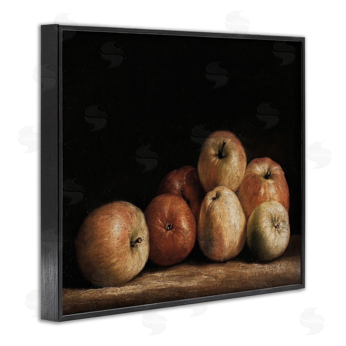 Lettered and Lined Classic Apple Vintage Still Life